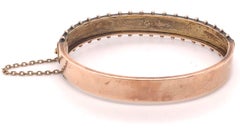 9KT Gold Victorian Bangle Bracelet, Fully Hallmarked