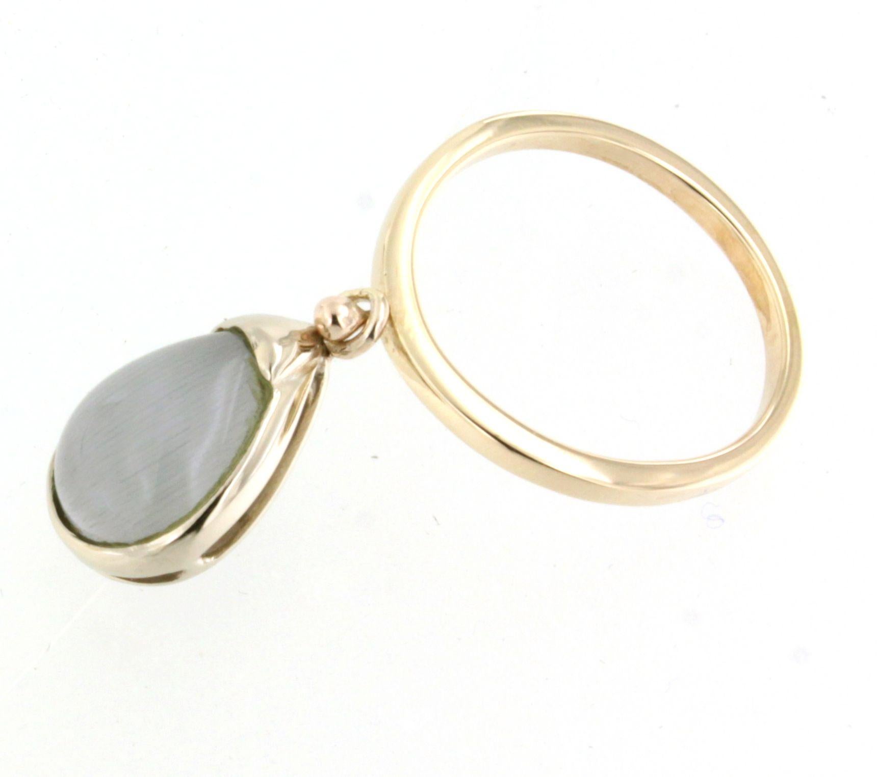 Rose Cut 9Kt Rose Gold Quartz Fashion Amazing Cocktail Modern Contemporaney Classic Ring For Sale