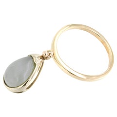 9Kt Rose Gold Quartz Fashion Amazing Cocktail Modern Contemporaney Classic Ring