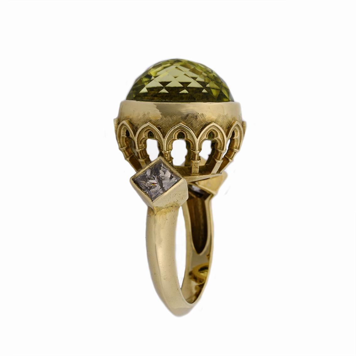 gold arch ring