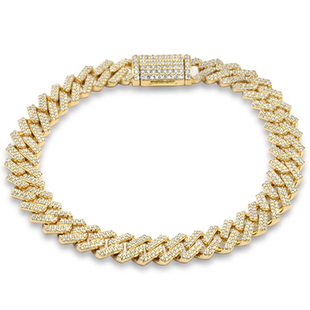 4.34ct Diamond Micro Pave Miami Sqaure 