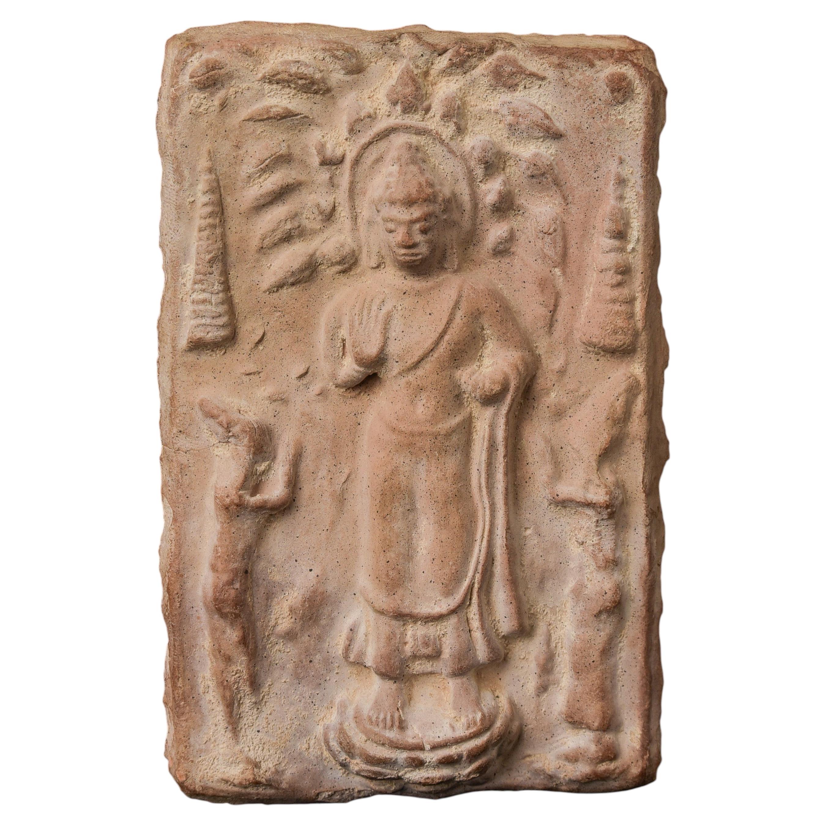9th-10th Century Dvarati Thai Buddha tablet