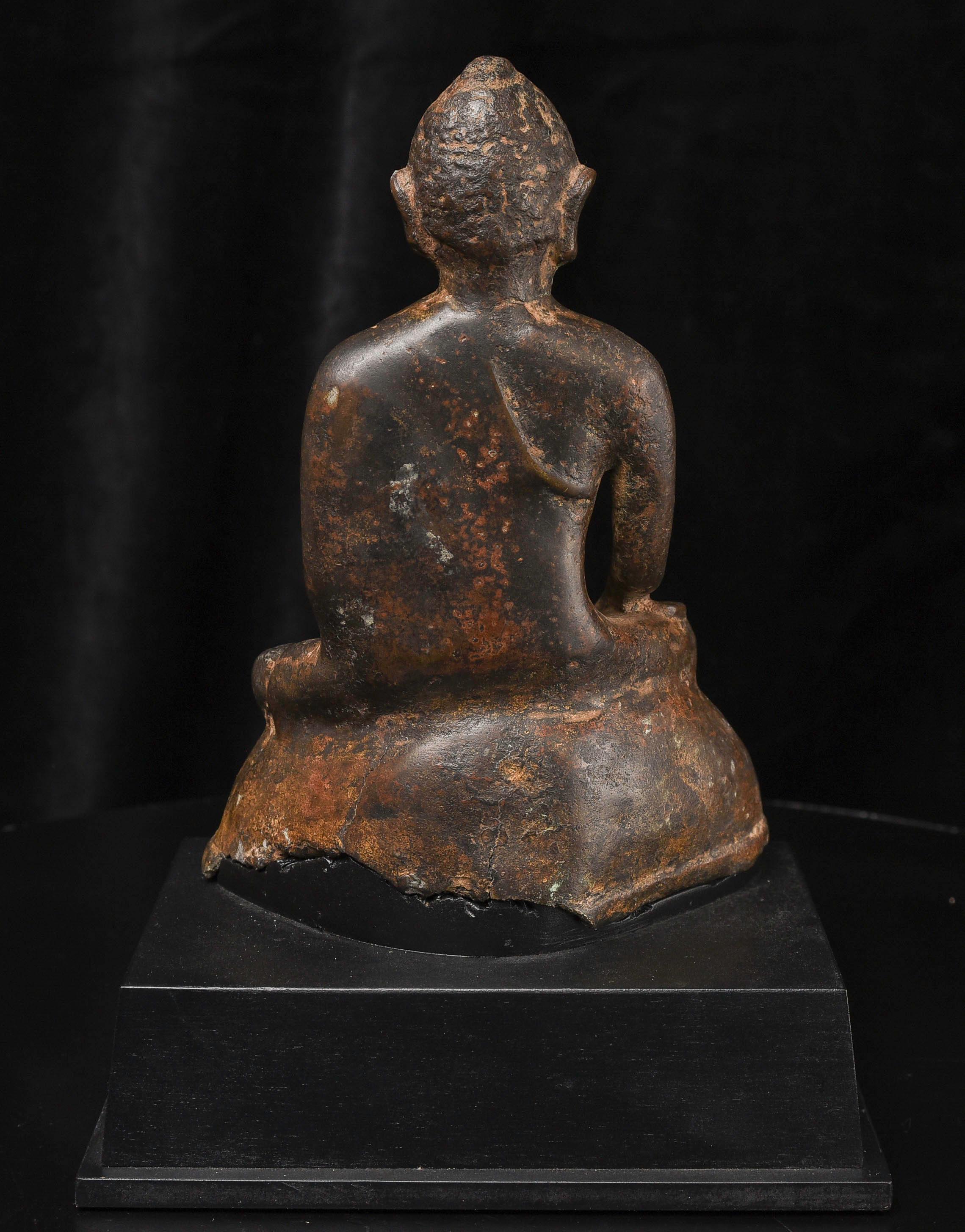 Birman 9e/10e siècle, profondément serein, bouddha pré-païen - rare, modelé avec sensibilité, 9883 en vente