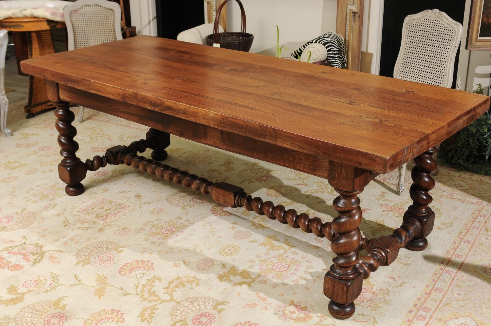 !9th Century French Farm Table 2