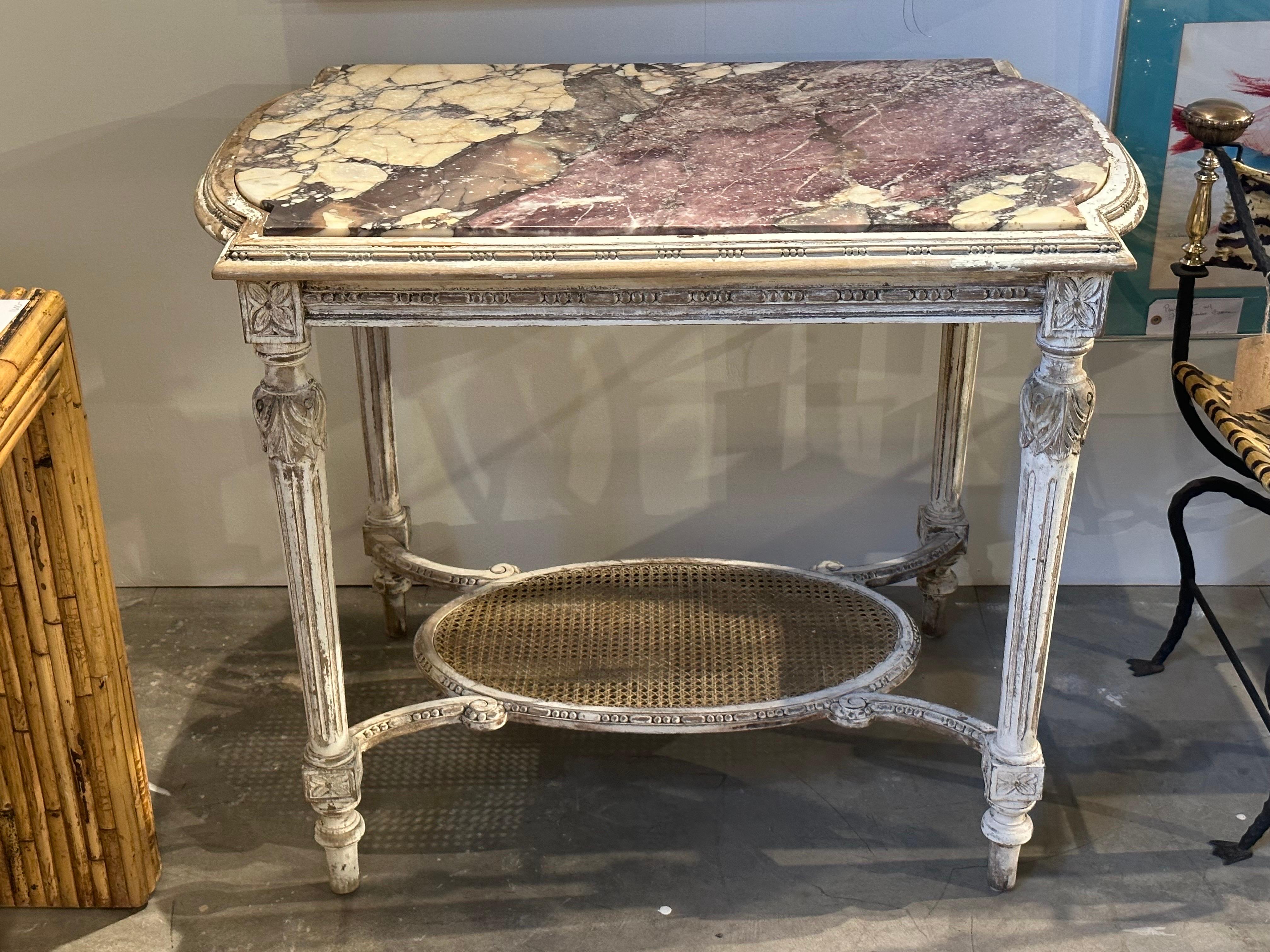 Late 19th/early 20th Century French Louis XVI Center Table or Console 4