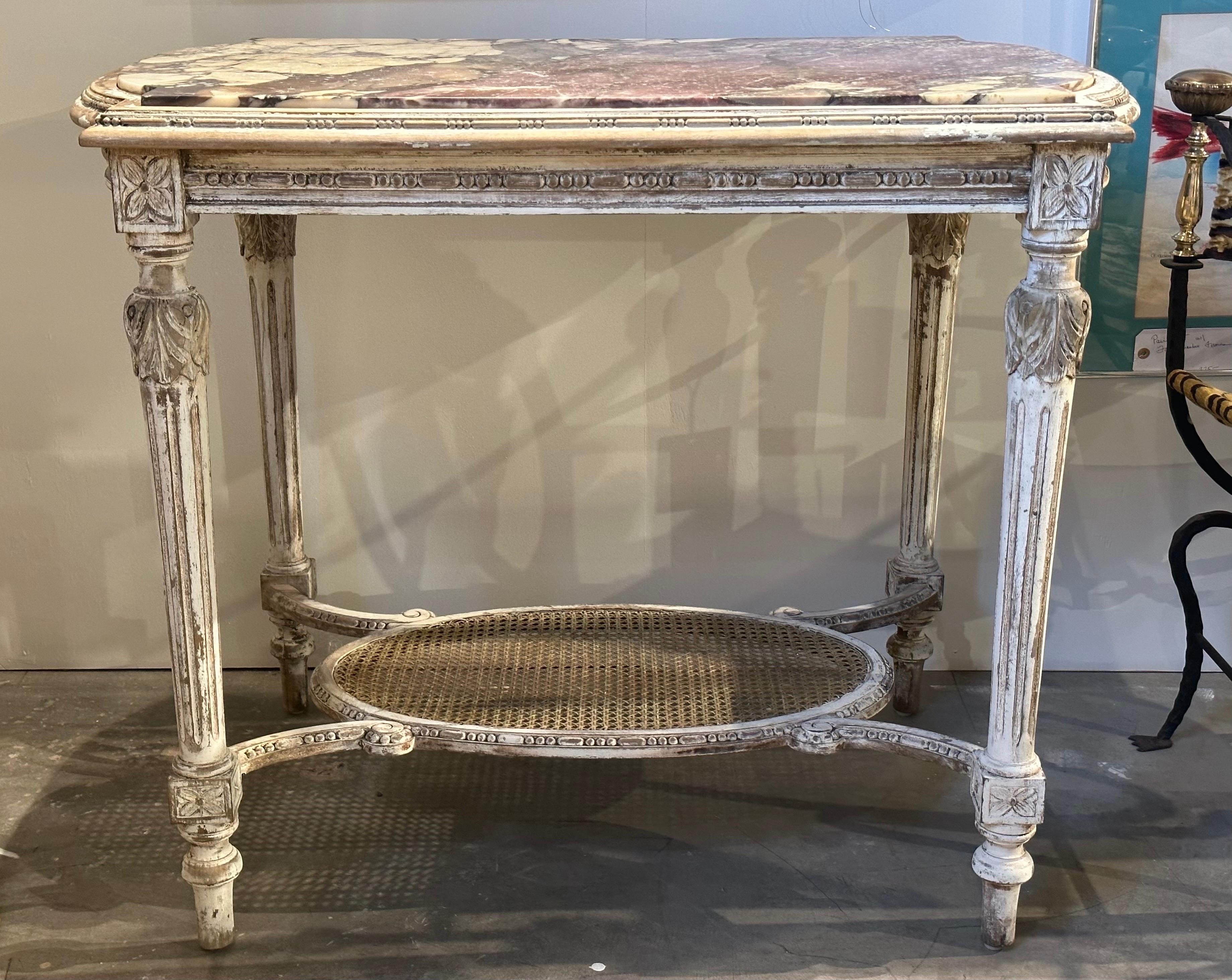 Louis XIV Late 19th/early 20th Century French Louis XVI Center Table or Console For Sale