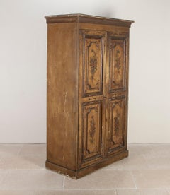 9th Century Northern European Painted Cupboard
