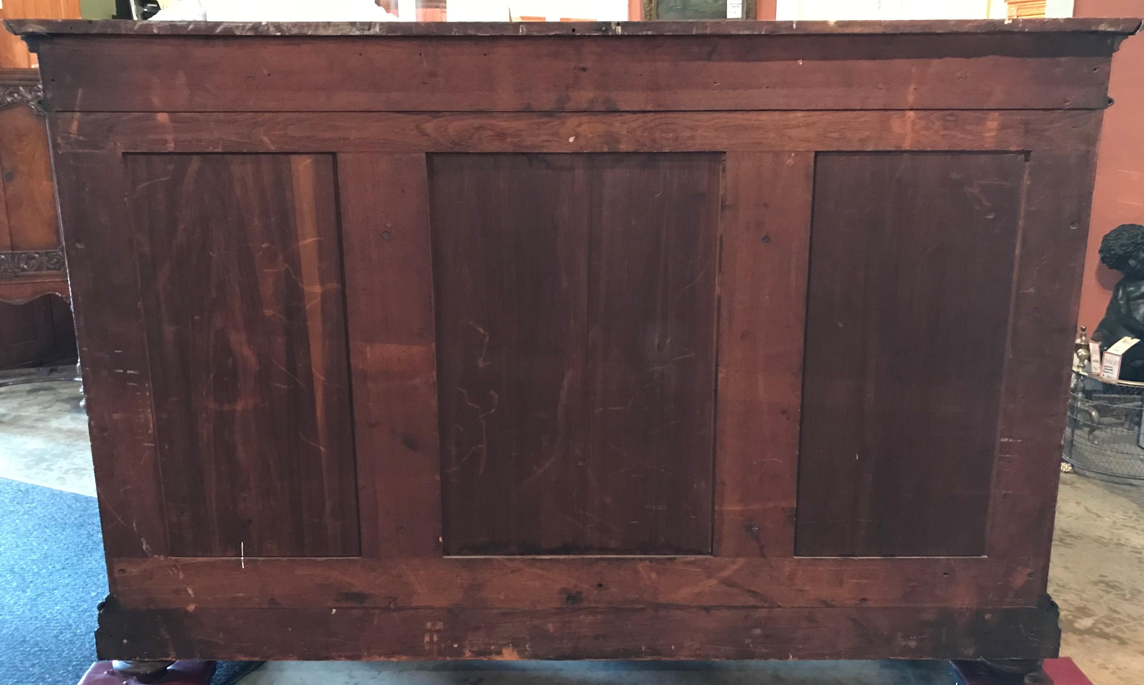 19th Century Rosewood and Ormolu Credenza with Conforming Marble Top 12