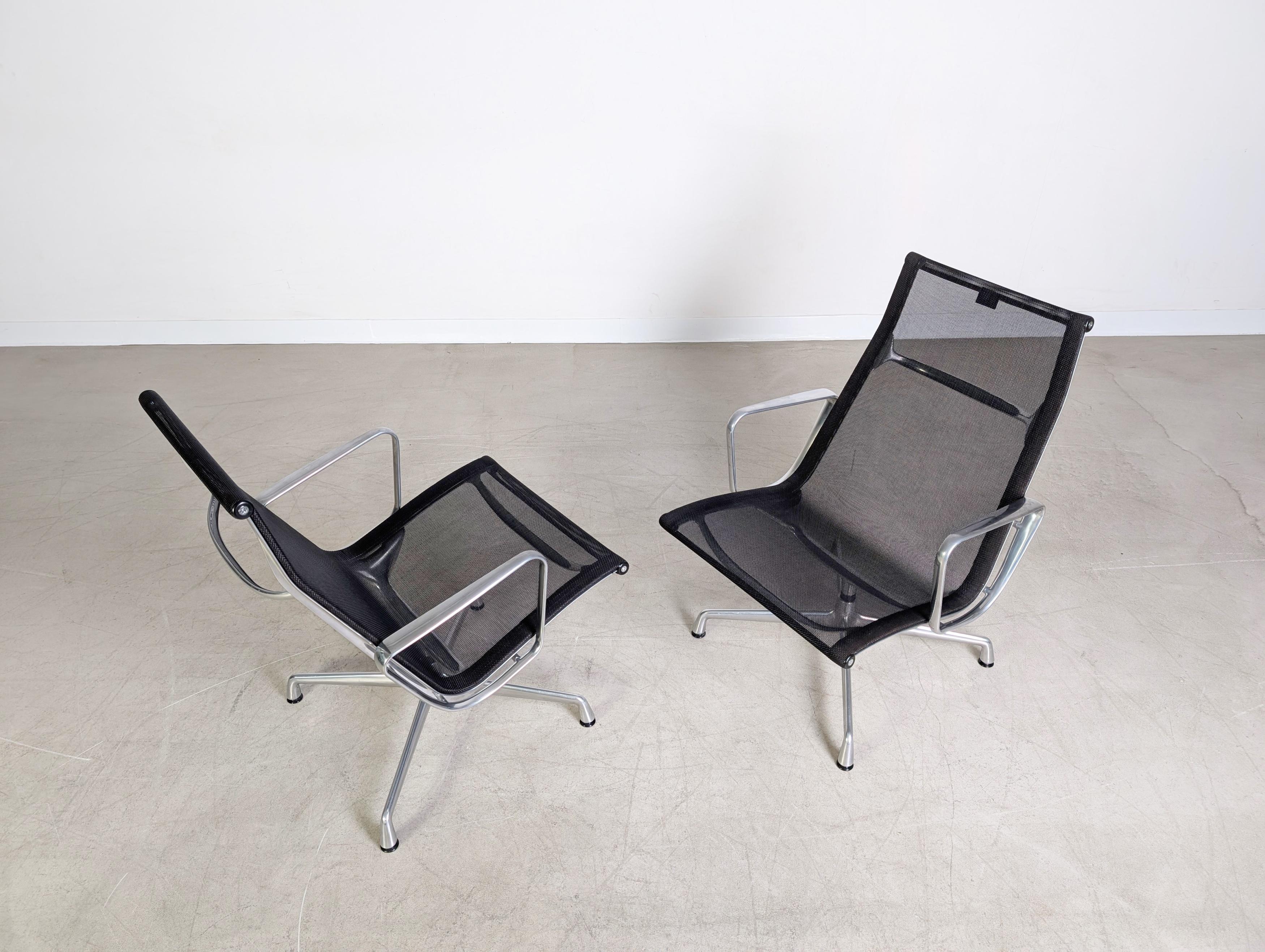 9x Original Vitra EA 115 Sessel Charles & Ray Eames Netz Mesh en venta 1