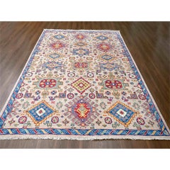 Tapis d'Orient 9'x11'10" Buttery Brown Geometric Design Wool Hand Knotsted