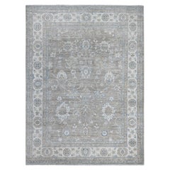 9
x11
10" Gray Wool Fine Peshawar Mahal Design Hand Knotted Oriental Rug