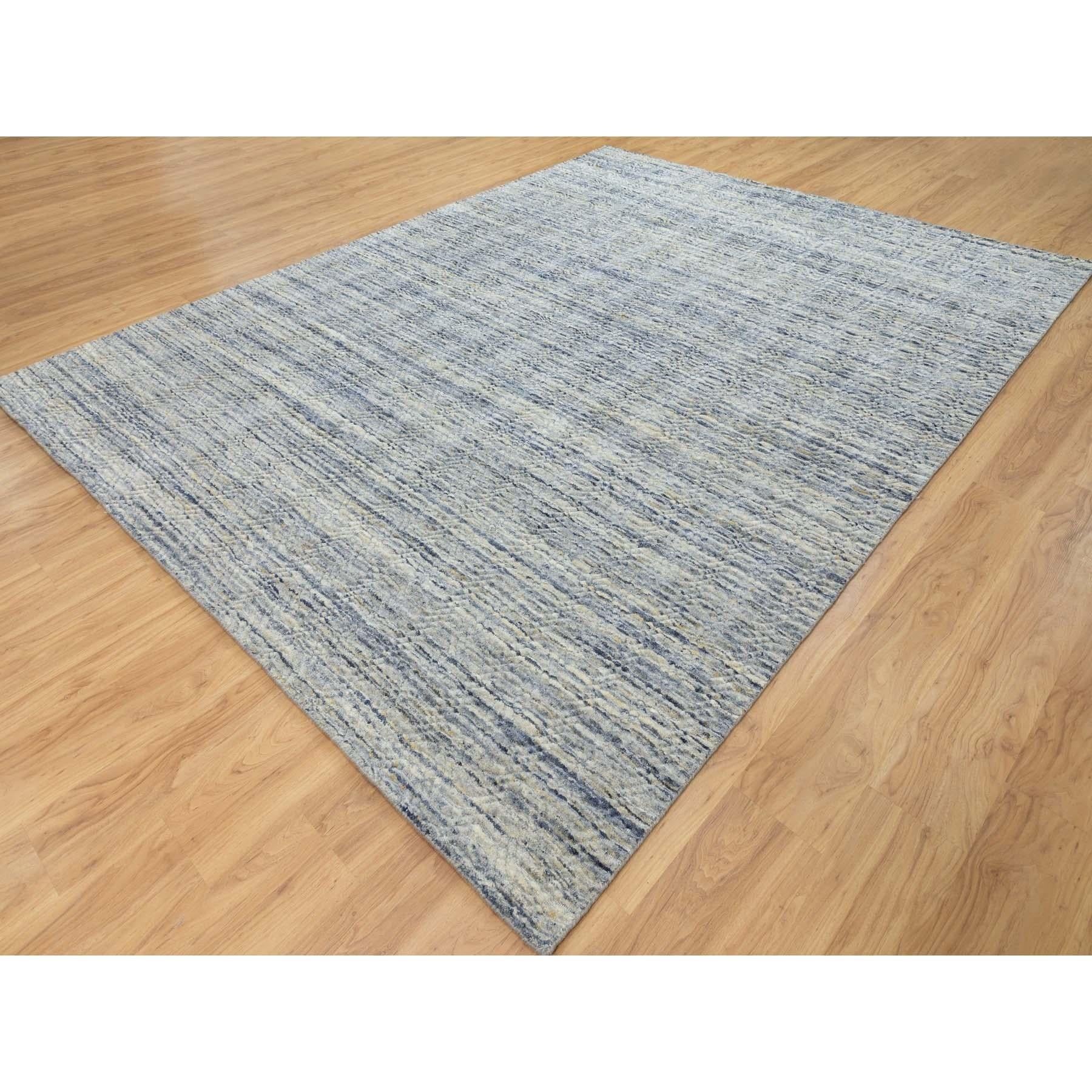 Indien Tapis transitionnel en laine biologique 9'x11'10