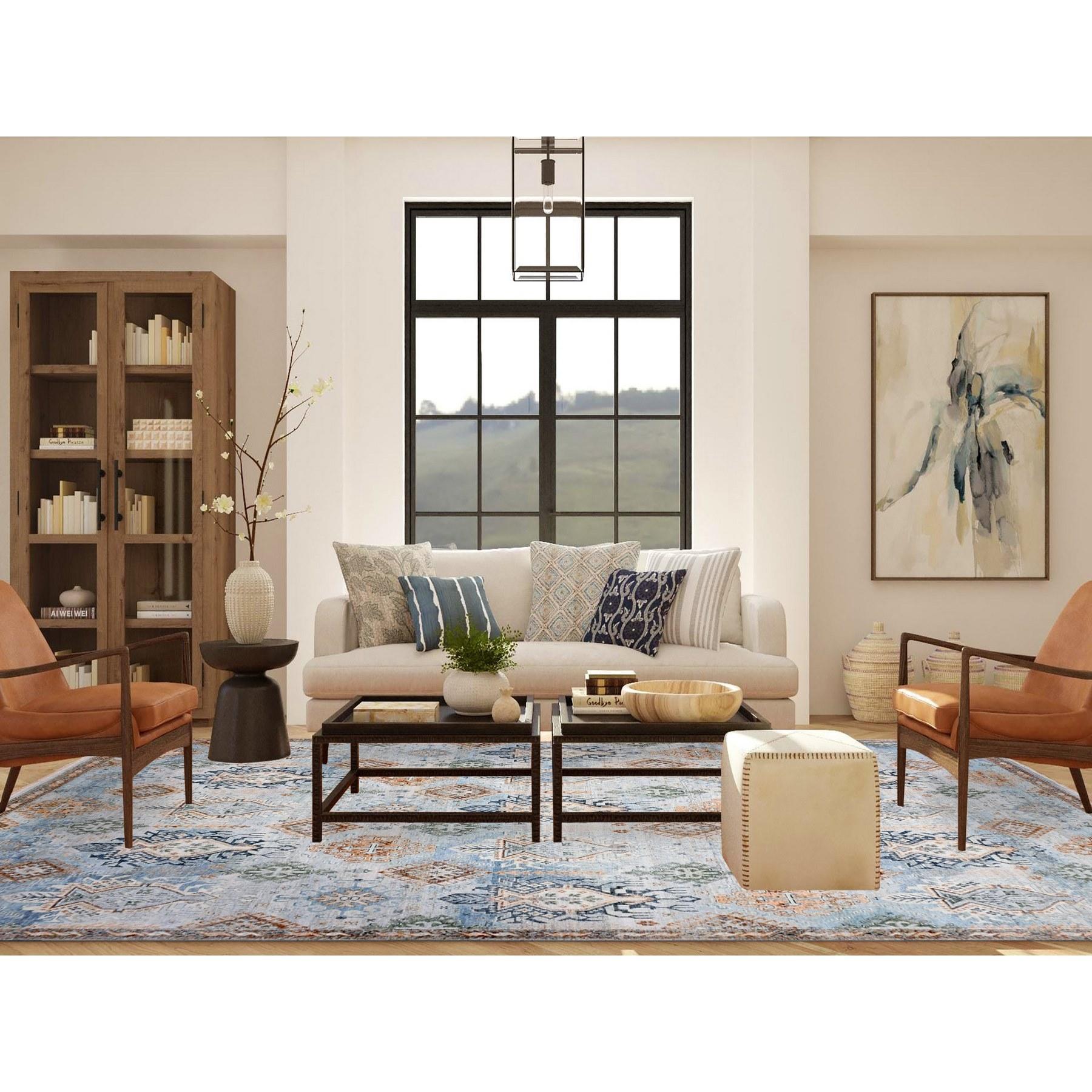 This is a truly genuine one-of-a-kind Hand Knotted Caucasian Gul Motifs Pure Wool, Oriental Rug. It has been Knotted for months and months in the centuries-old weaving craftsmanship techniques by expert artisans.
Primary materials: Wool
Latex: No