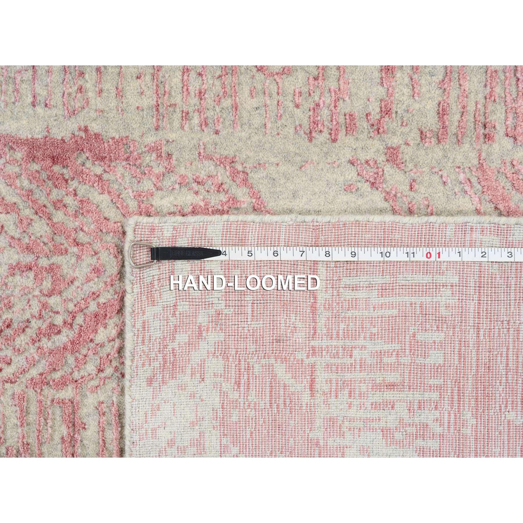 Tappeto rosa rosa jacquard 9'x11'10
