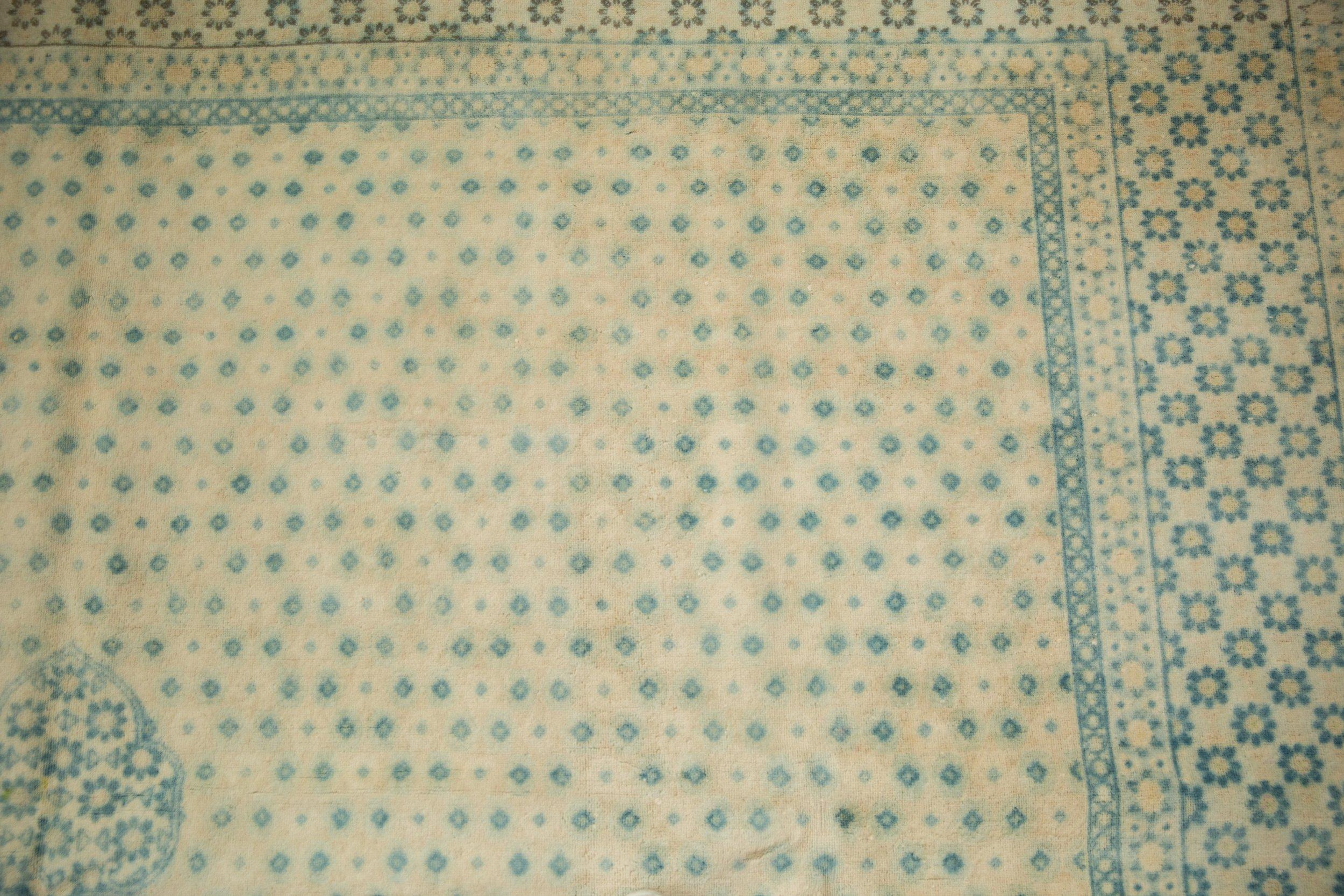 Mid-20th Century Vintage Distressed Bulgarian Tabriz Design Carpet For Sale