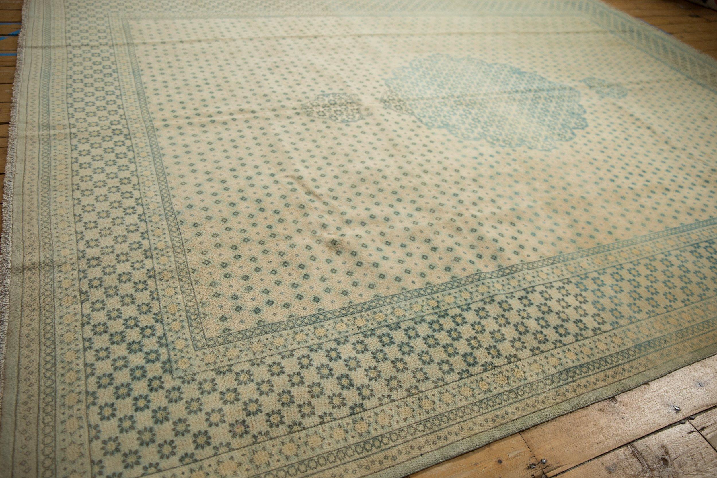 Vintage Distressed Bulgarian Tabriz Design Carpet For Sale 2
