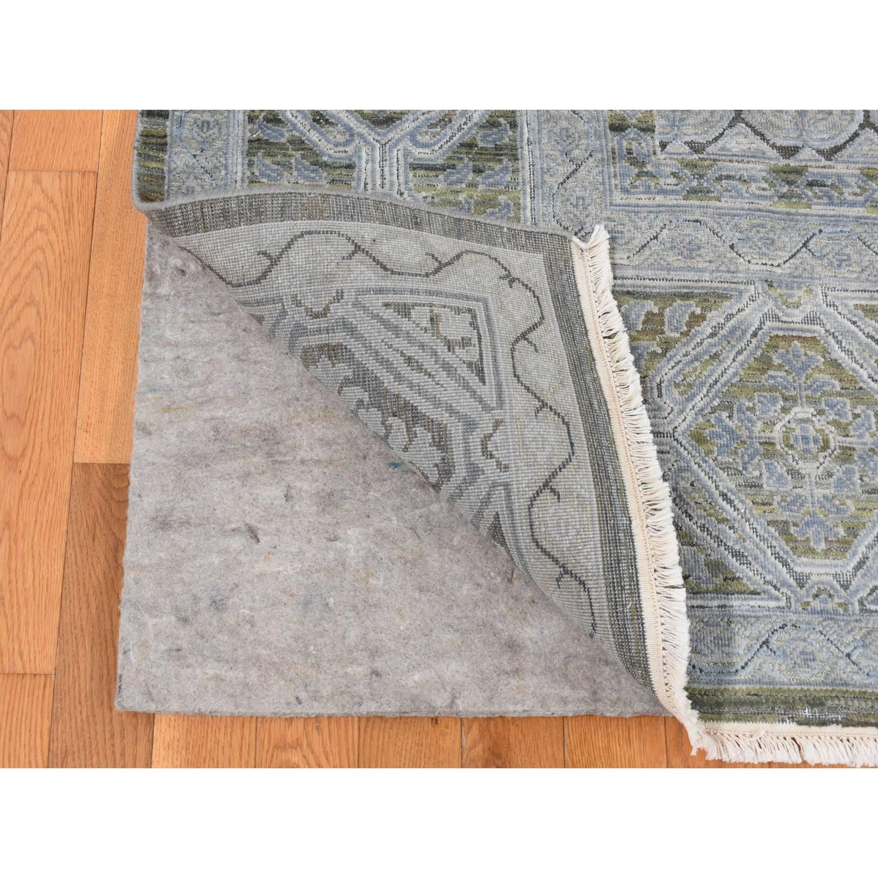 Indiano Tappeto orientale annodato a mano 9'x11'7