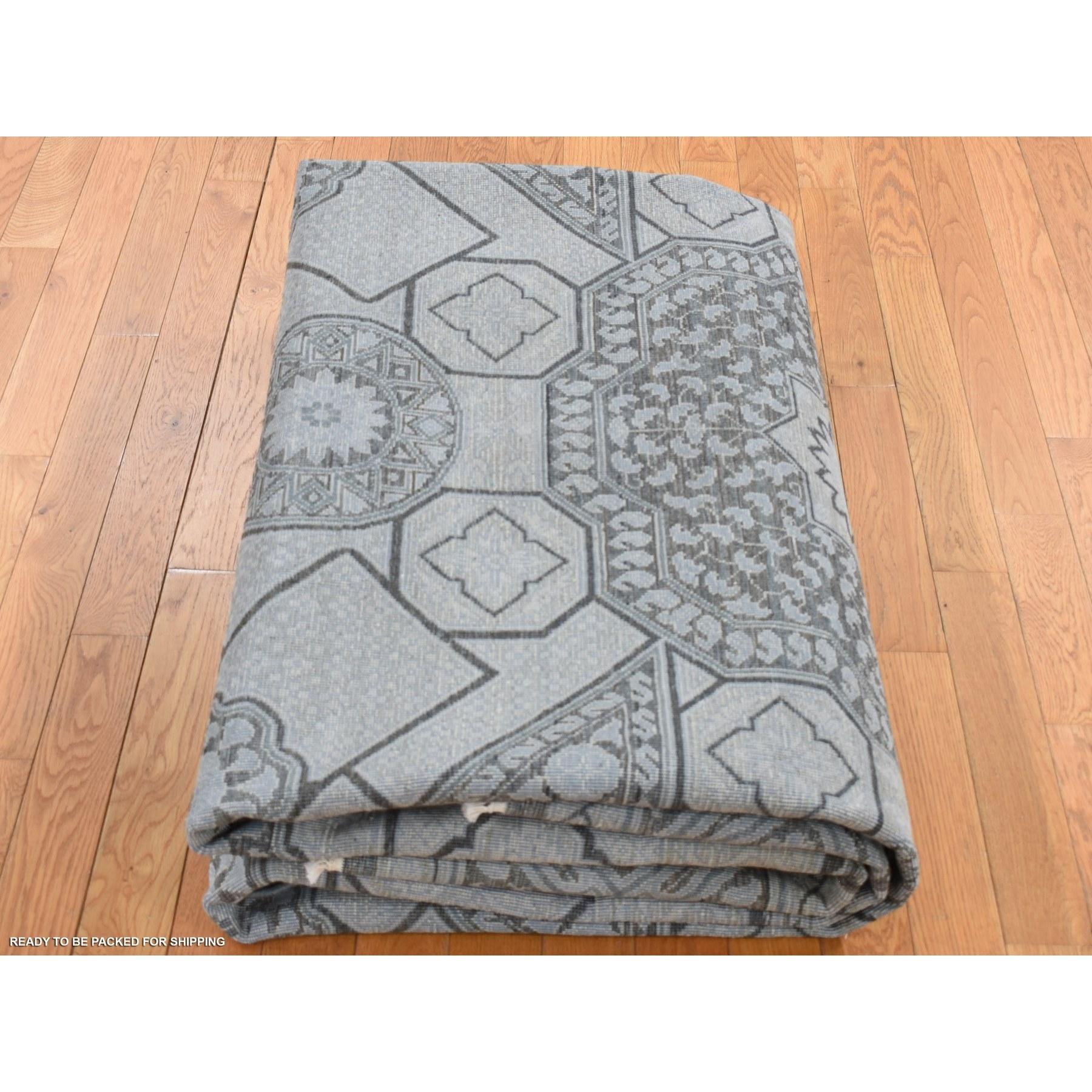 Tappeto orientale annodato a mano 9'x11'7