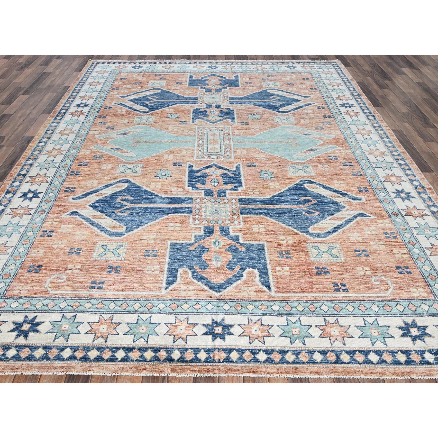 Korallenfarben, niedrig geschoren, Anatolisches Dorf Design, Türkischer Knoten, Flor Null, Handgeknüpft, 100% Wolle, Orientteppich
Primäre MATERIALIEN: Wolle
Latex: Kein Flor 
Höhe: 0,25 Zoll
Stil: Traditionell
Grundfarbe: Orange
Sekundäre Farben: