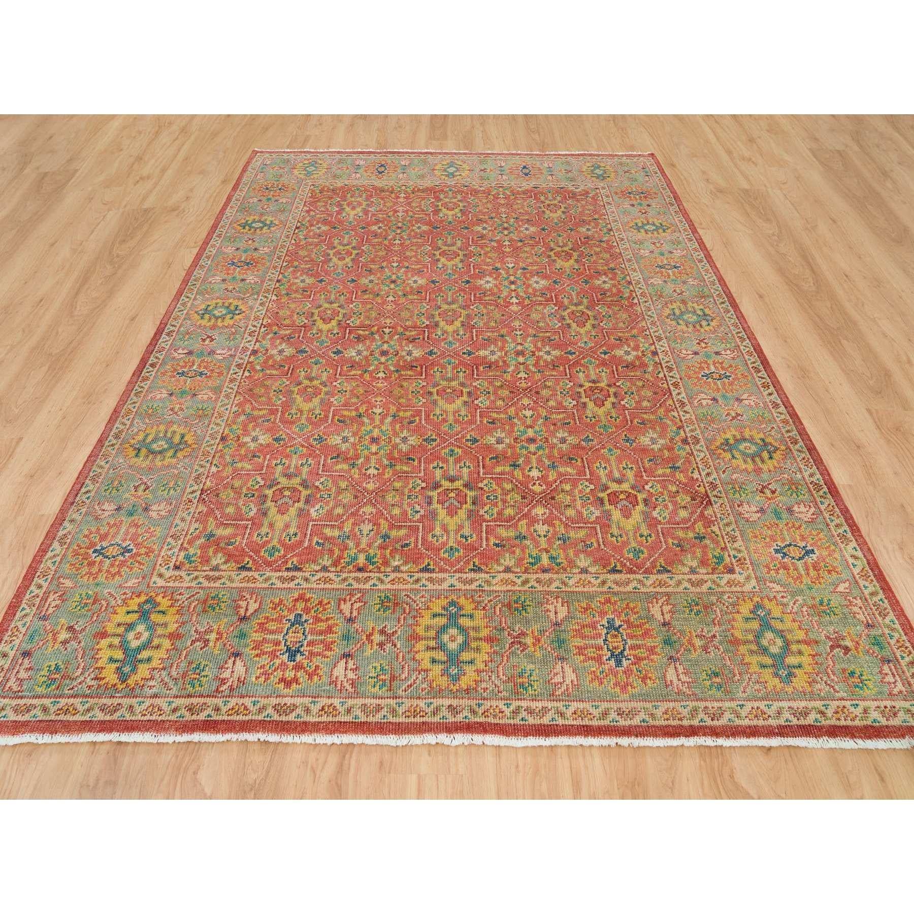 Oushak Tappeto in lana morbida 9'x11'9