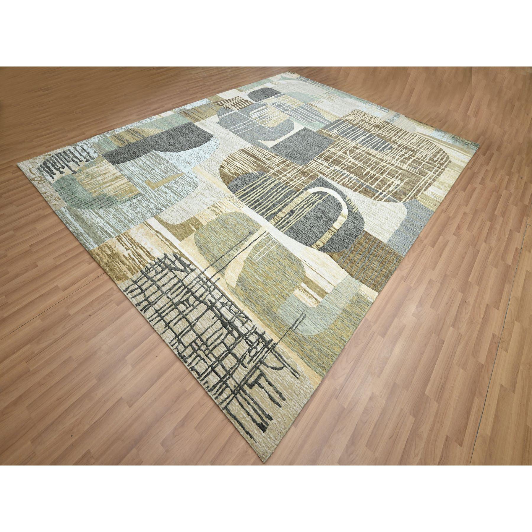 Moderno Tappeto 9'x11'9