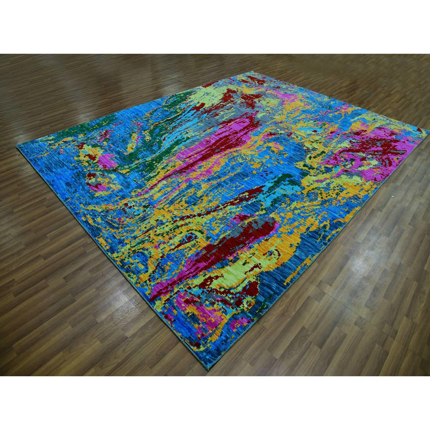 Hand-Knotted 9'x11'9