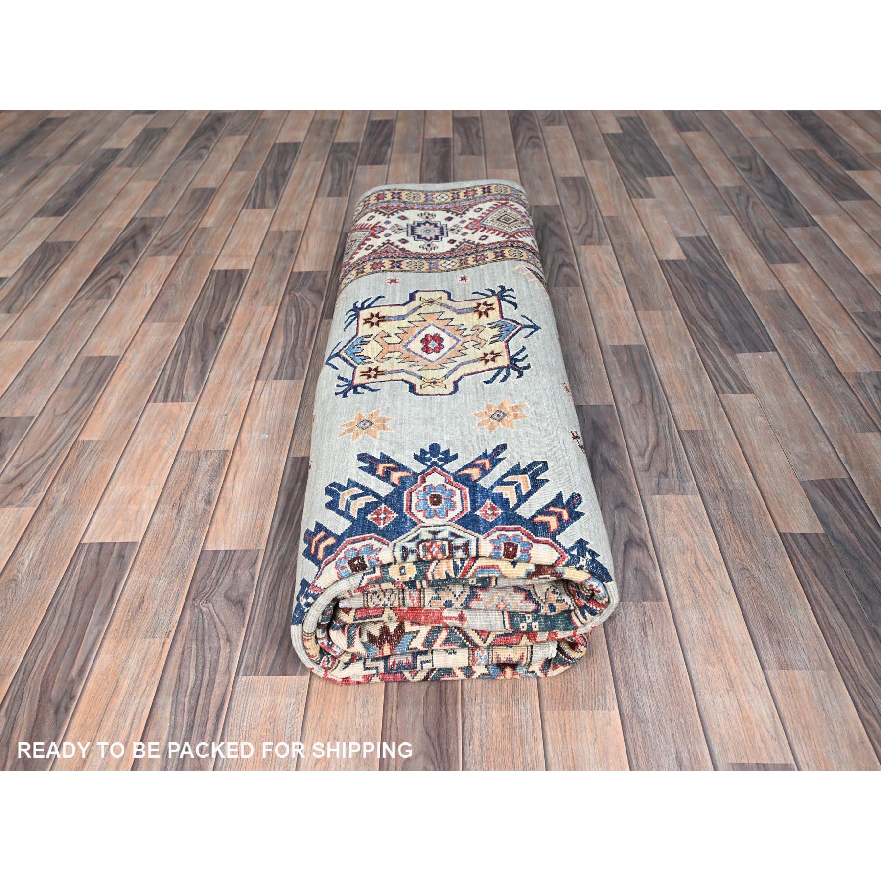 Tapis d'Orient en laine nouée à la main 9'x11'9