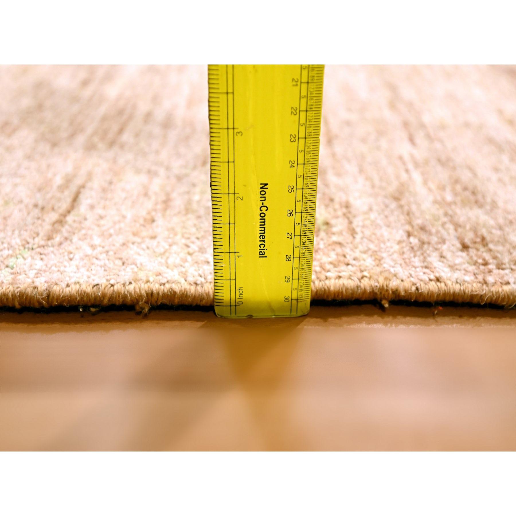 9'x12' Beaver Brown Plain Solid Design Pure Sari Silk Hand Knotted Rug For Sale 3