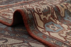 9x12 Black Persian Turkish Oushak Hand Knotted Wool Rug ( G-9750 )