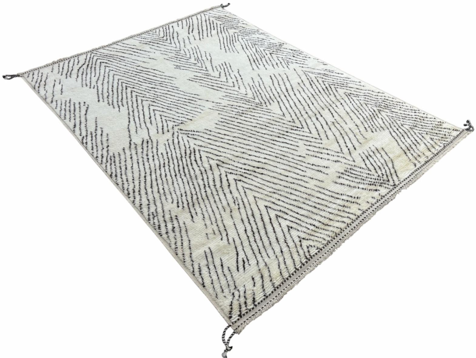 Moderne 9x12 Ft Brand New Wool Handmade Rug. Design/One. D'OPTIONS DE CUSTOMIQUES Disponibles en vente