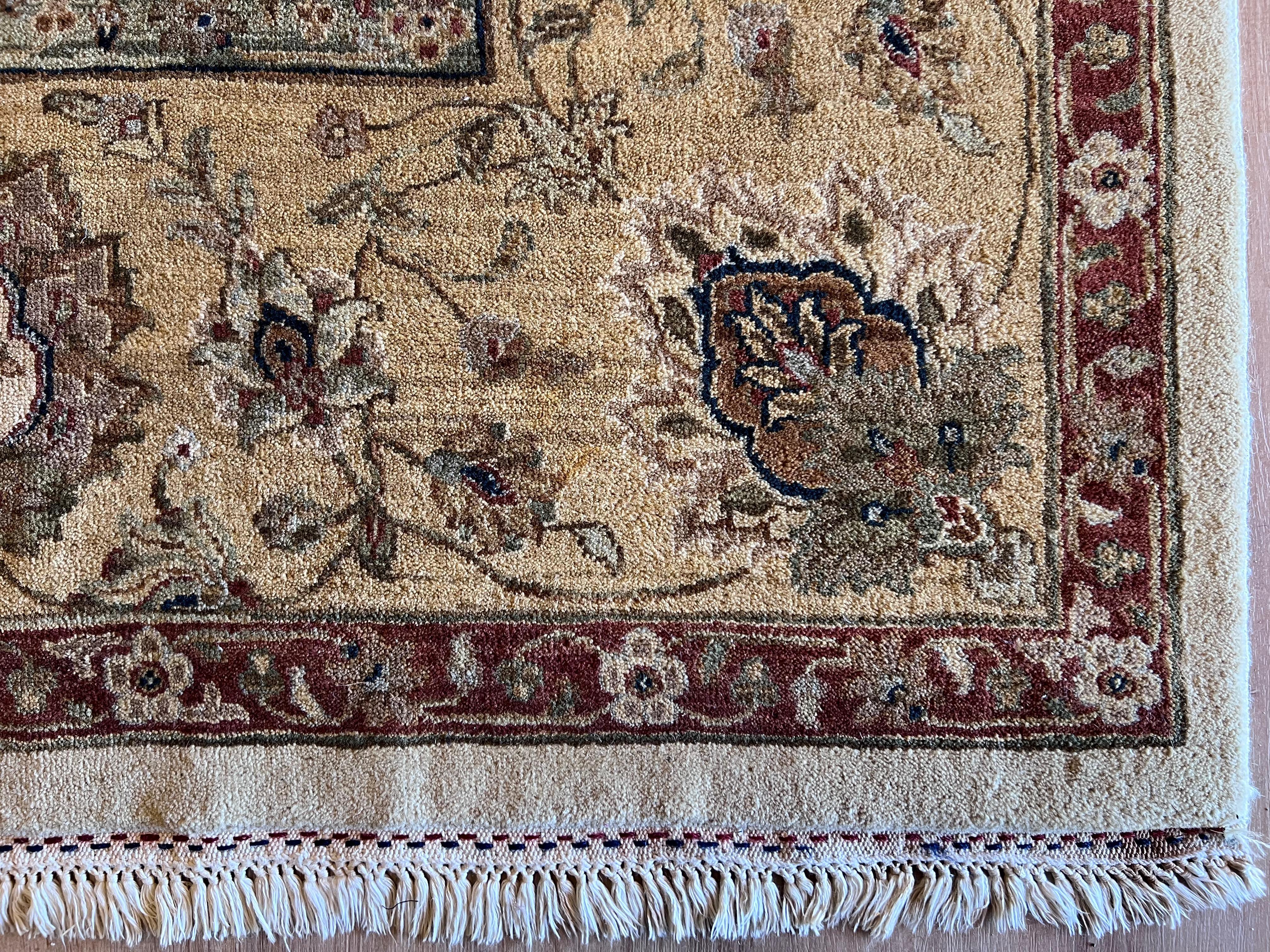 XXI secolo e contemporaneo Tappeto grande Oushak turco fatto a mano 9x12 Ft, 100% lana morbida e tinture naturali in vendita