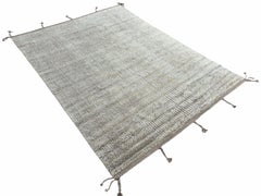 Tappeto moderno in lana 9x12 Ft fatto a mano. Design marocchino. OPZIONI PERSONALIZZATE Disponibili