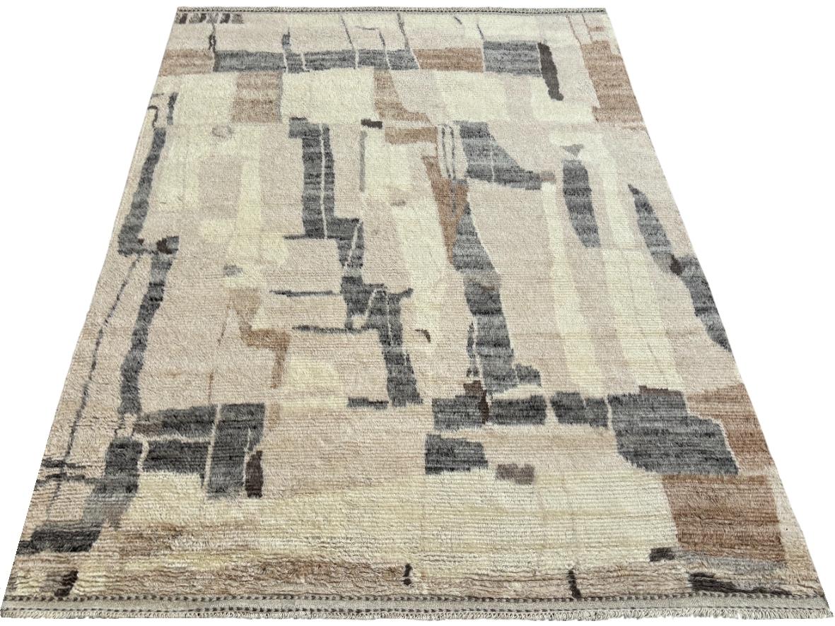 9x12 Ft Tapis marocain de style berbère fait à la main. 100% laine. Options sur-mesure disponibles Neuf - En vente à Spring Valley, NY
