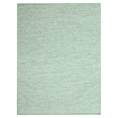 9'x12' Green 100% Wool Oxidized and Distressed Grass Design Hand Knotted Rug