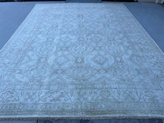Hand-Knotted Afghan Rug Premium Hand-Spun Afghan Wool Muted Neutral