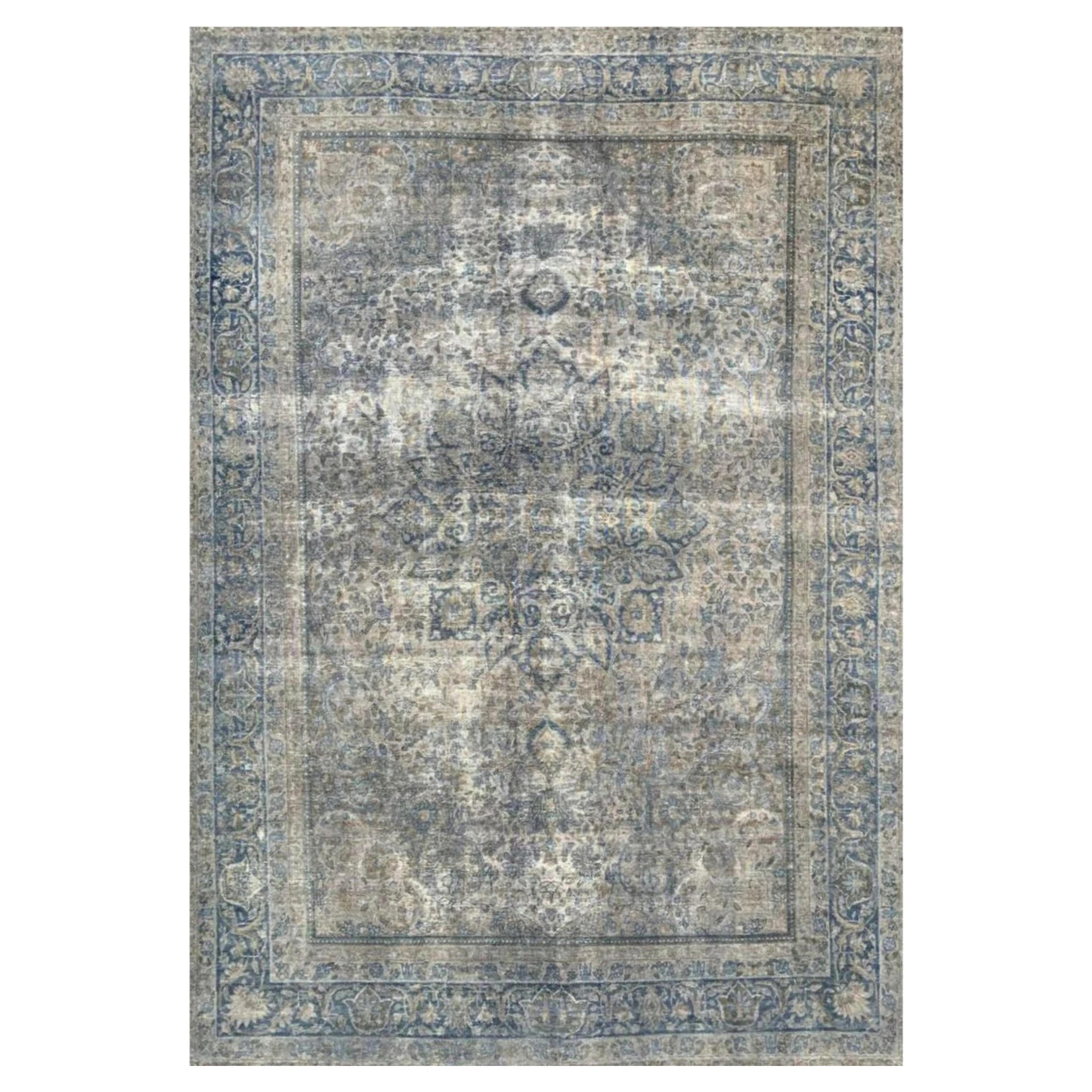 9x12 Hand Knotted Old Kerman Area Rug