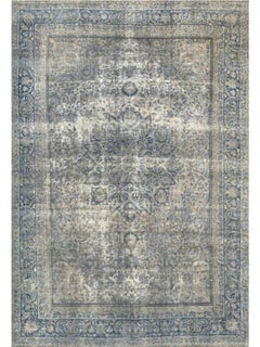9x12 Hand Knotted Old Kerman Area Rug 9x12 Hand Knotted Old Kerman Area Rug