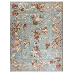 9x12 Hand Knotted Oushak Style Area Rug