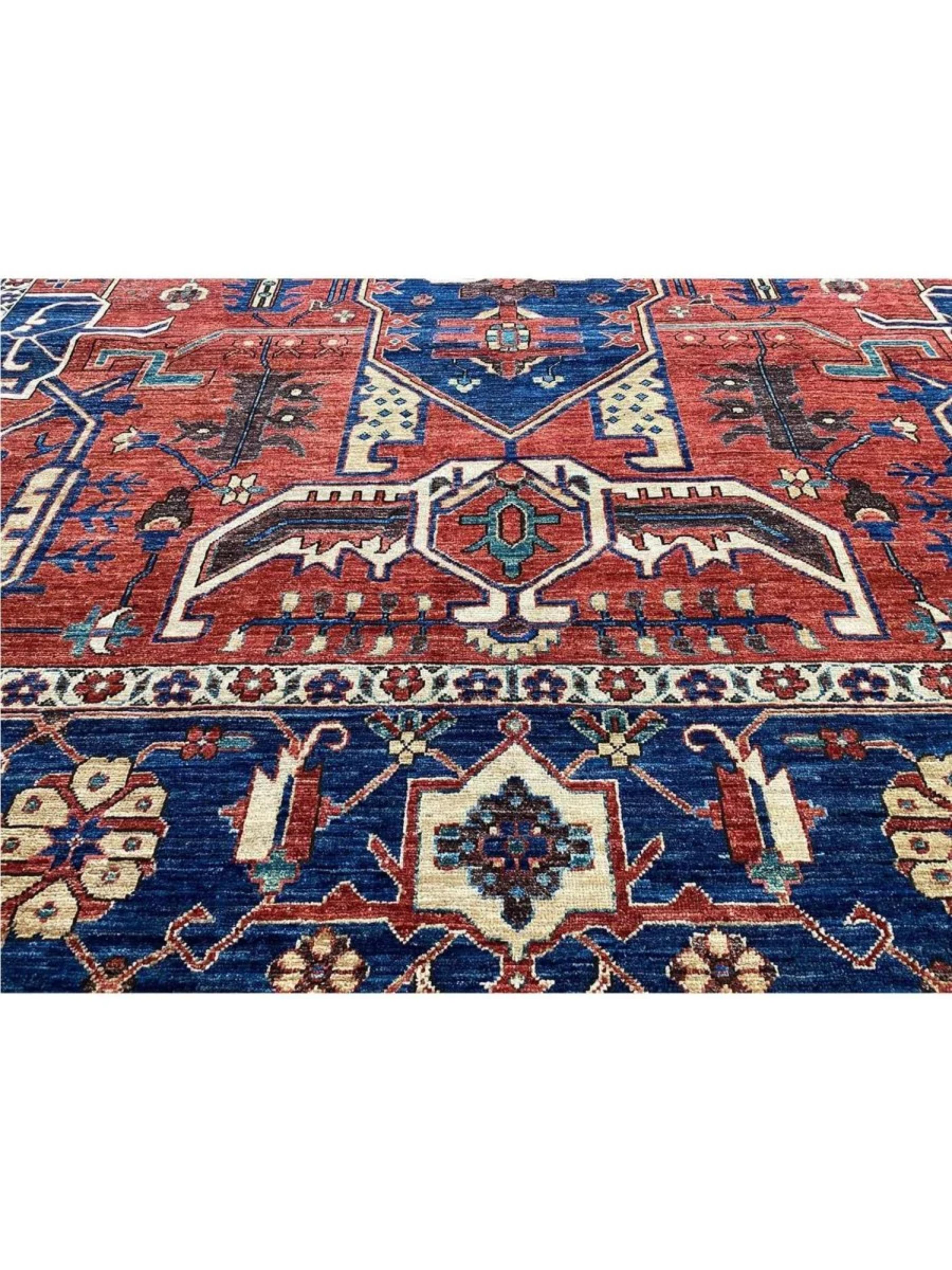 XXIe siècle et contemporain 9x12 Tapis de style Serapi noué à la main en vente