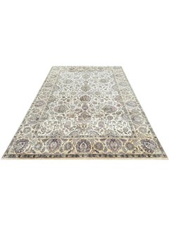Tappeto per l'area 9x12 Indo- Agra tessuto a mano