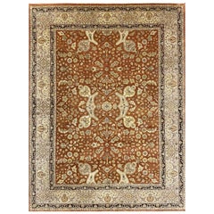 9x12 Handwoven Indo Agra Area Rug