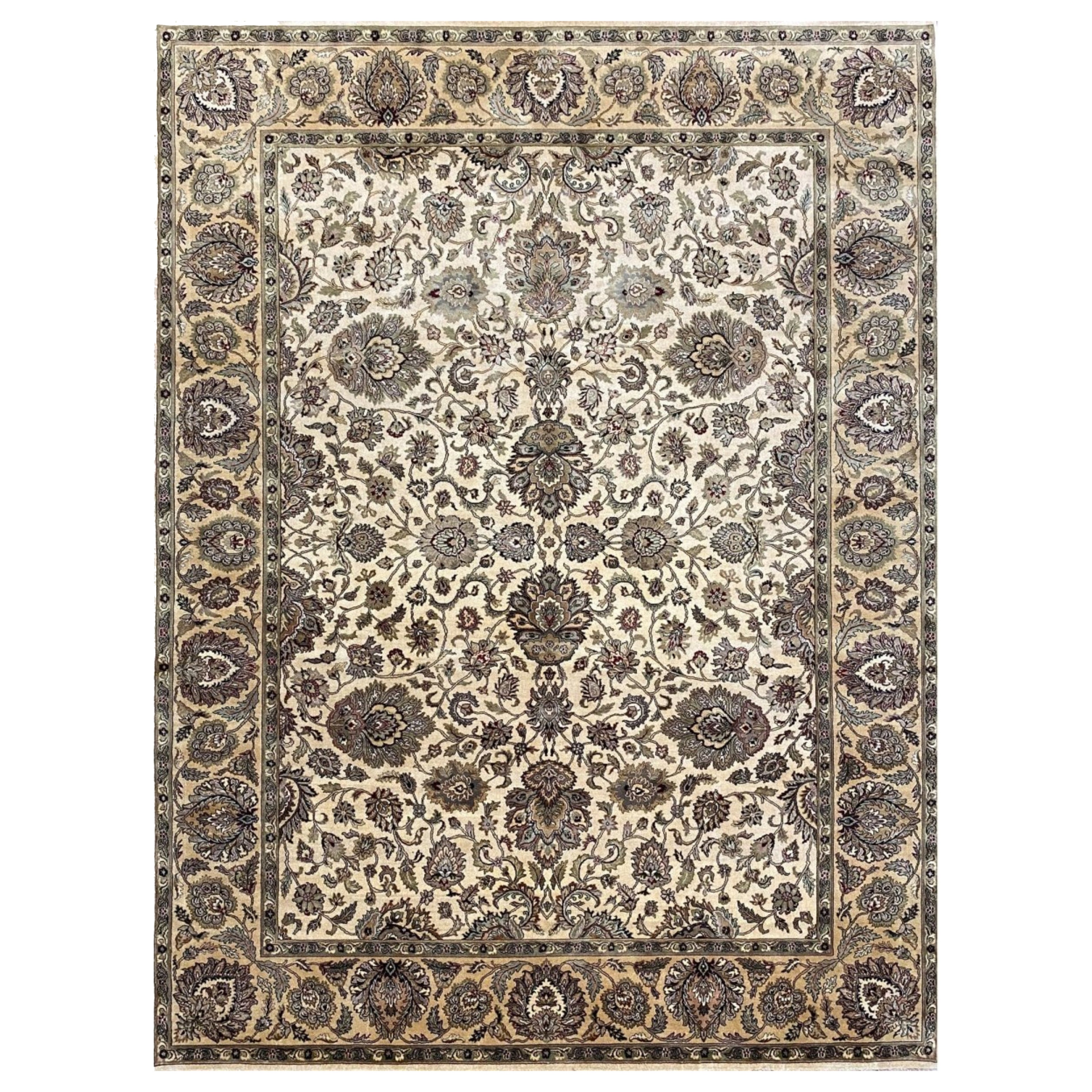 9x12 Handwoven Indo Agra Area Rug
