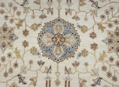9x12 Ivory Gold Traditional Persian Hand Knotted Oriental Rug ( G-13518)