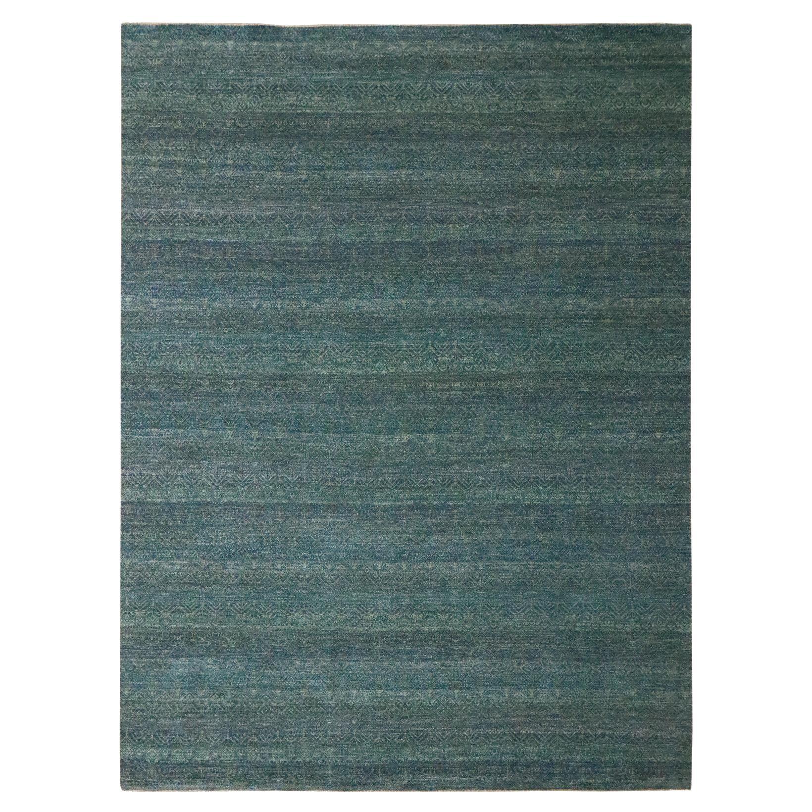 9
x12
Bleu océan Kohinoor Herat Small Geometric Design Tapis de laine noué à la main