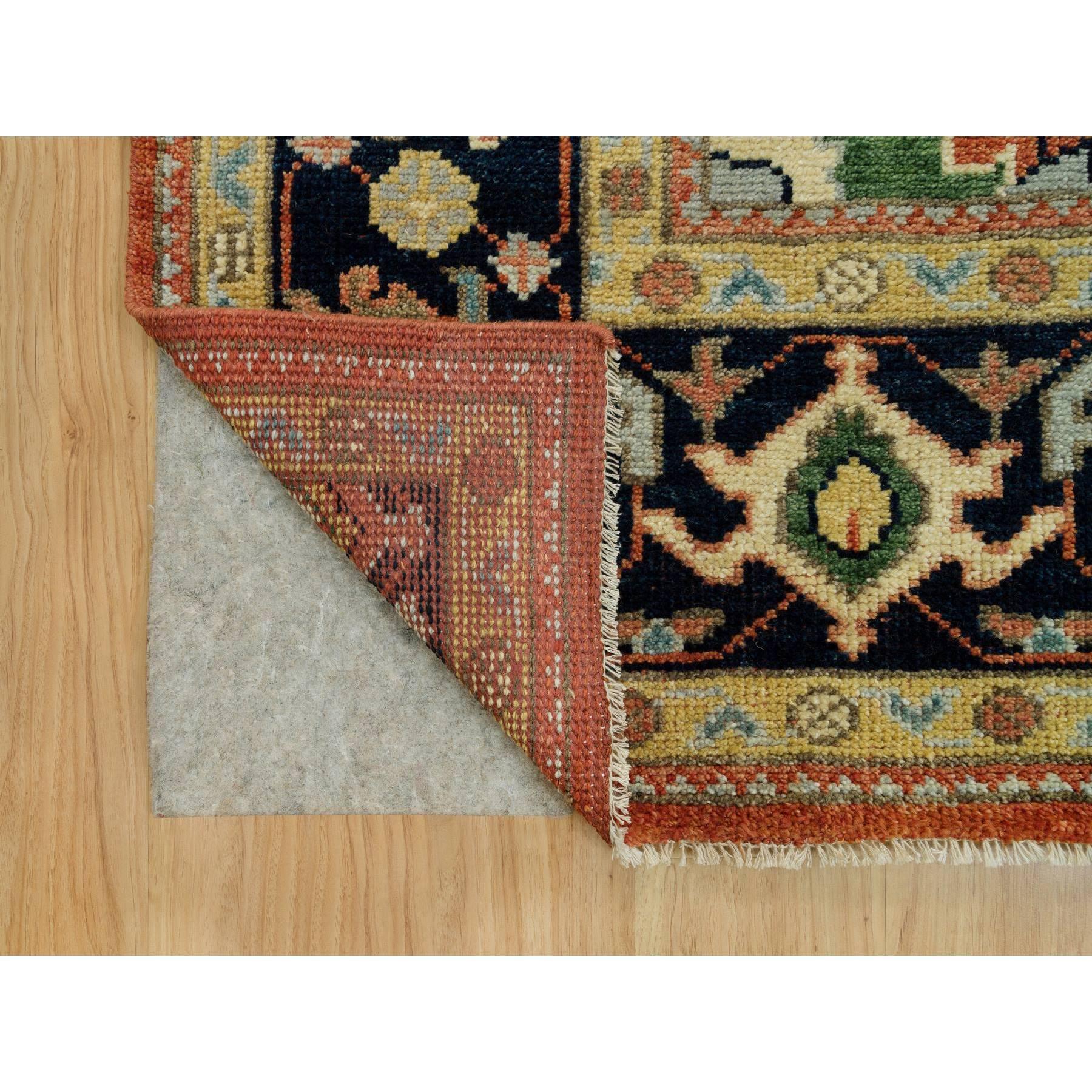 Indiano 9'x12' Rosso ocra Morbido Serapi Heris in Lana Annodato a Mano Tappeto Orientale in vendita