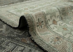 9x12 Olive Green Persian Hand Knotted Oushak Wool Rug ( G- 13016 )