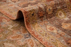 9x12 Orange Rust Persian Hand Knotted Wool Rug ( OAC -24 )