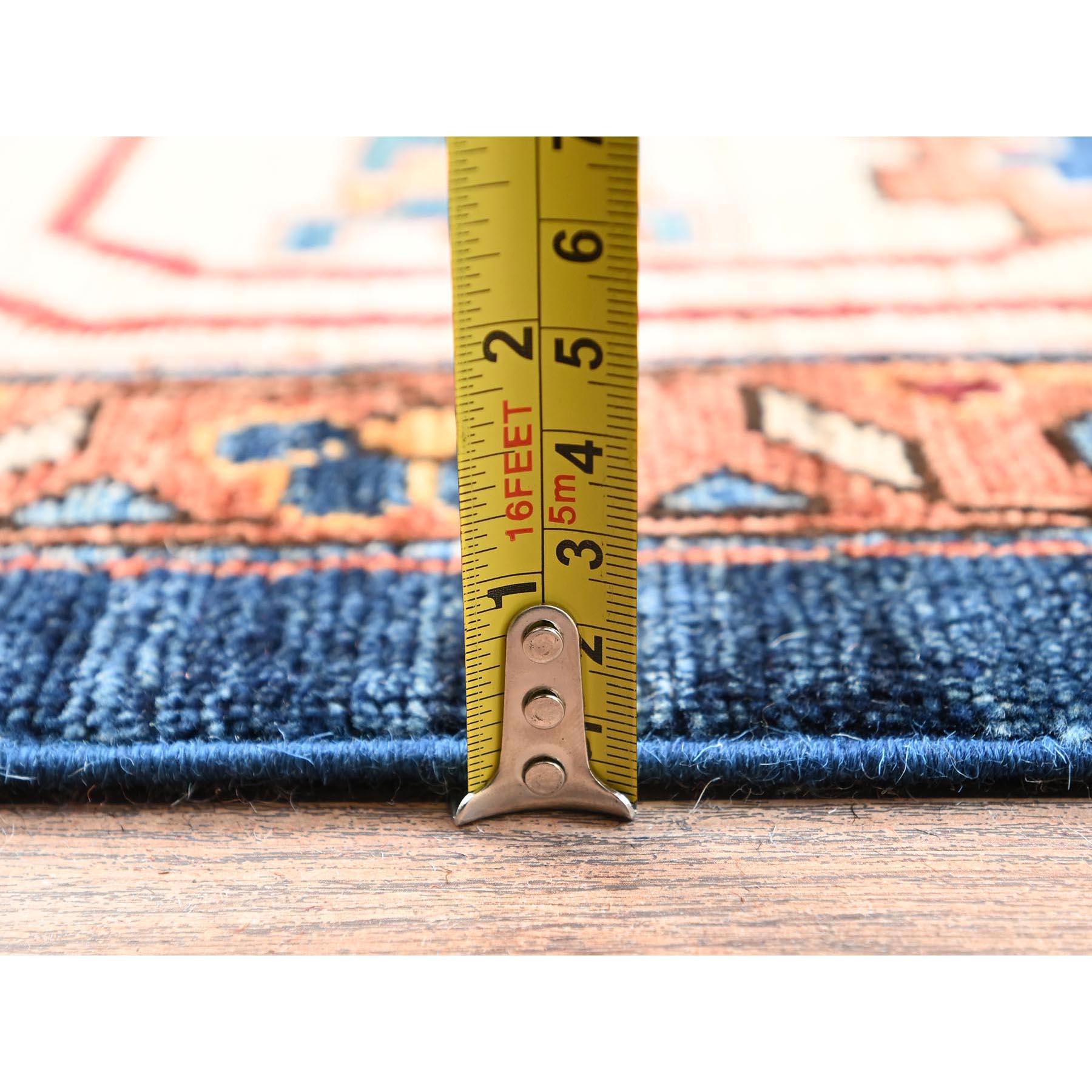 9'x12' Orange Serapi Heriz Bakshaish Design Handgeknüpft Wolle Orientteppich im Angebot 6