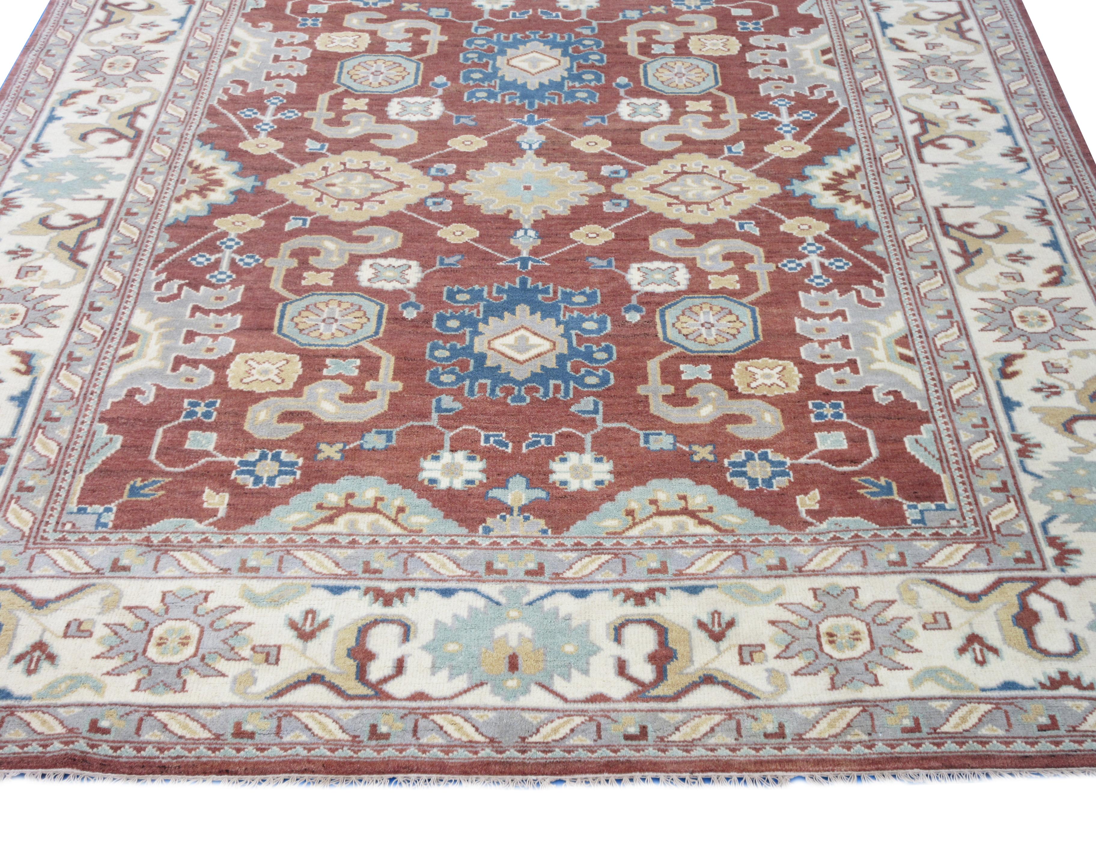 Oushak Area Rug In New Condition For Sale In Laguna Hills, CA