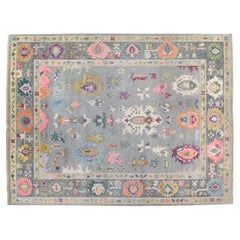 9'x12' Pastel Floral Design Rug